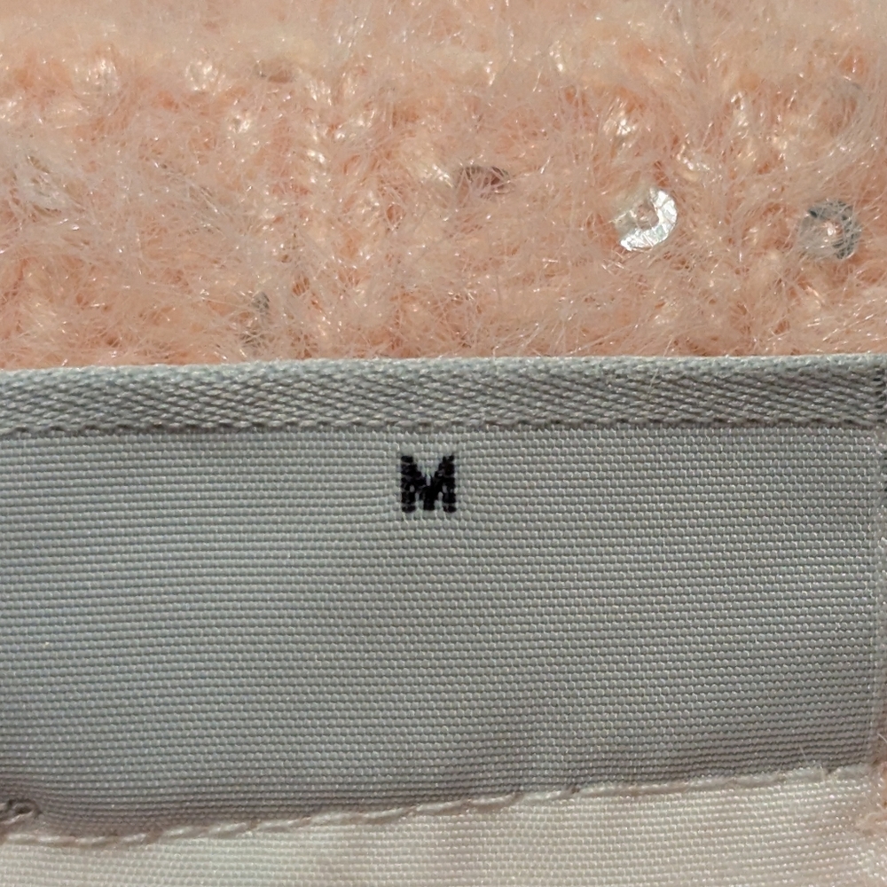 Noisy May Peach Sequins Sweater - Picture 7 of 8